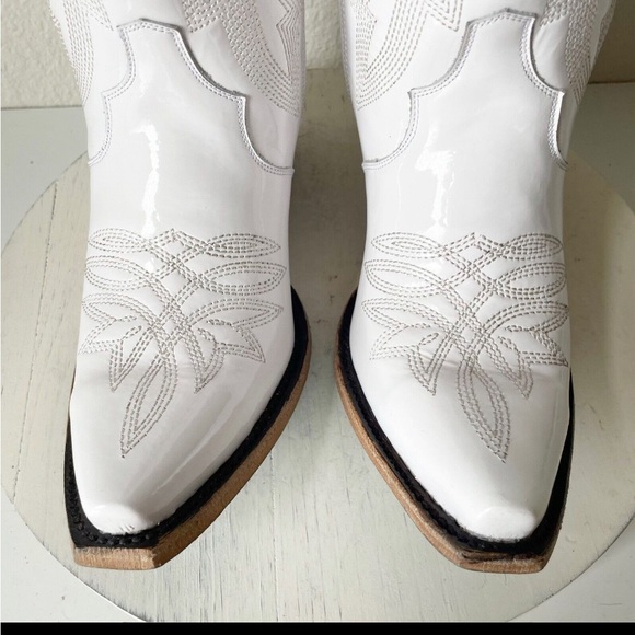 NEW Lane Boots Off The Record Midi Cowboy Boots - Picture 6 of 8